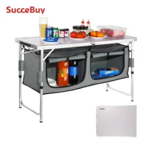 Folding Camping Table for Outdoor Picnics BBQ Camping RV Traveling