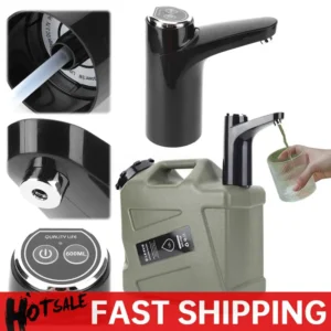 USB Rechargeable Portable Water Dispenser, With Water Pump