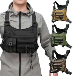 Outdoor Tactical,  Multi-Functional Sports Vest.  Chest Bag for Hunting Camping Traveling