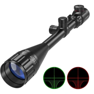 6-24x50 AO  Long-Range Illuminated Red/Green Reticle Rifle Scope